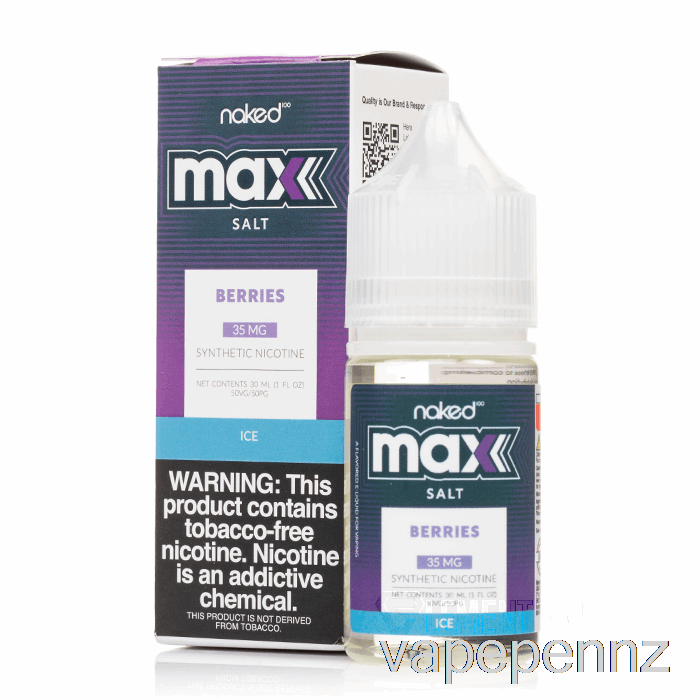ICE Berries - Naked MAX Salt - 30mL 35mg VAPE NZ